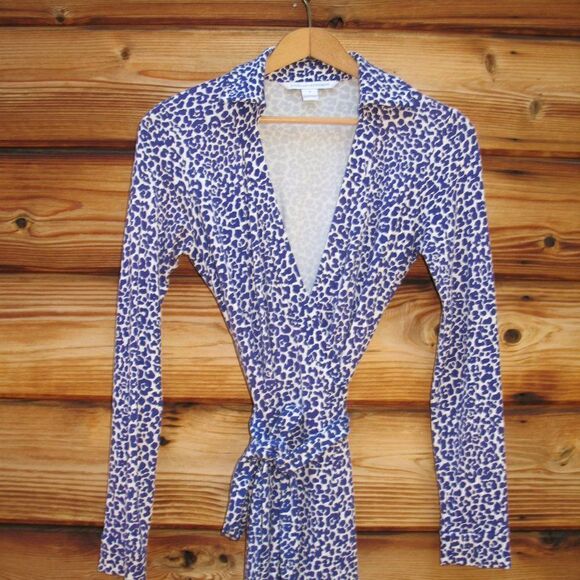 Diane Von Furstenberg DVF Jeanne Full Wrap Dress - Picture 4 of 7